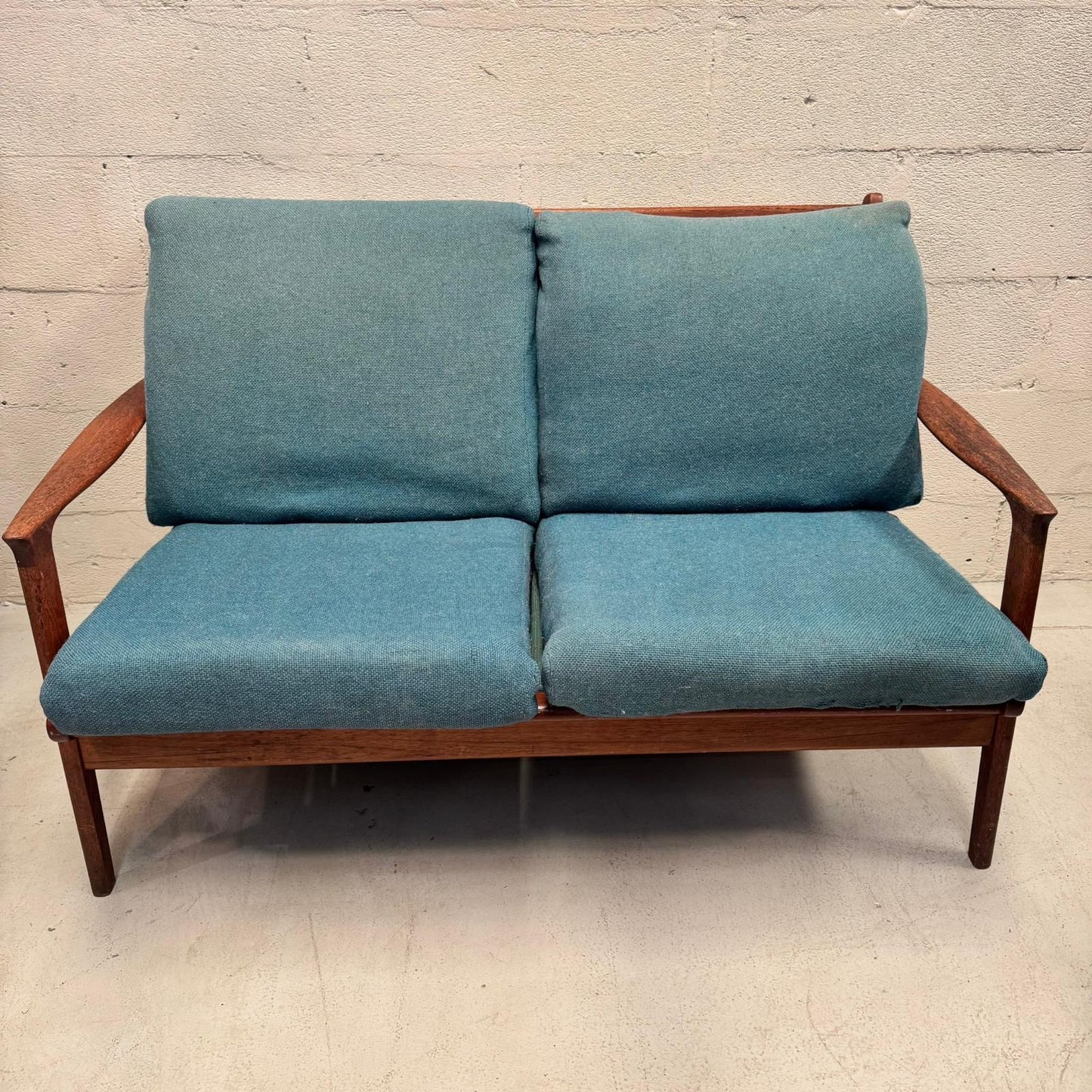 Original Parker Mid Century 2 Seater Loveseat